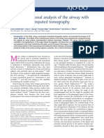 Three-Dimensional Analysis of The Airway With Cone-Beam Computed Tomography