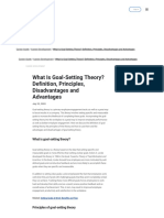 What Is Goal-Setting Theory - Definition, Principles, Disadvantages and Advantages