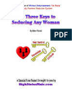 Pilinski, Michael - Free Minicourse - Three Keys To Seducing Any Woman (Key 1 - Fear Management)