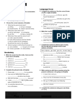 Unit 6 Test: Listening Language Focus