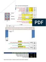 (Beam To Beam) : # of Bars Continuous # of Non-Continuous Bars Size of Bars