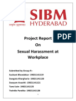 Project Report On Sexual Harassment at Workplace