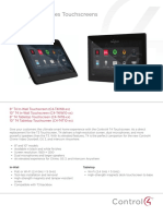 t4 Series Touchscreen Data Sheet Rev B