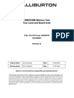 CBM/ECMB Memory Test Tool Level and Board Level: P/Ns 101413012 and 102566105 D01659983