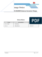 Product Change Notice: Huawei PCN ALD-20160005 Antenna Connector Change