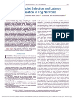 Joint Cloudlet Selection and Latency Minimization in Fog Networks