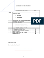 Contents of The Project: History About BSNL