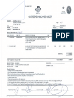 Overseas Purchase Order: Sandrill Usa