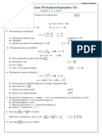 P3 May 21 Revision Worksheet CH, 1, 2, 3 & 6