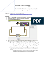 Photoelectric Effect Virtual Lab