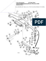 Front Axle and Spindles, Two Wheel Drive Models