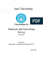 Hardware and Networking Level IV