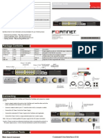 Fortigate 620B Quickstart