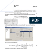 HYSYS - Multiple Reactions - Styrene Prepared by Robert P. Hesketh Spring 2005 Styrene Reactor System