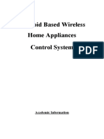 Android Based Wireless Home Appliances