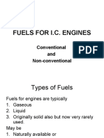 Fuels For I.C. Engines: Conventional and Non-Conventional