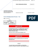 Service Braking System Pressure - Test