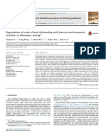 International Biodeterioration & Biodegradation: Yongrui Pi, Long Meng, Mutai Bao, Peiyan Sun, Jinren Lu