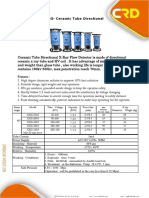 XXG-Ceramic Tube Directional: Max. Penetrate A3 Steel (MM)