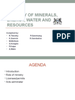 Ministry of Minerals, Energy, Water and Resources