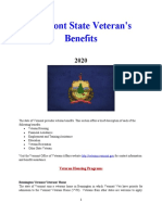 Vet State Benefits - VT 2020