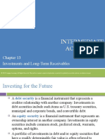 Intermediate Accounting: Investments and Long-Term Receivables