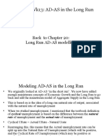 1st Session Wk13: AD-AS in The Long Run