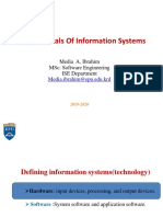 Fundamentals of Information Systems: Media A. Ibrahim MSC: Software Engineering Ise Department