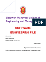 Software Engineering Practical File IPU