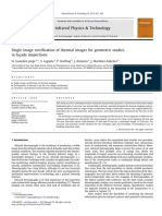 Single Image Rectification of Thermal Images For Geometric Studies in Façade Inspections