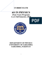 Scheme of Study-BS Physics-Fall 19-Revised-1