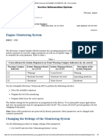 CAT - 3516H Engine Monitoring System