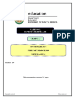 Mathematics P1 Memo Eng March 2009 PDF