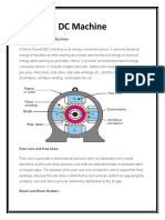 Construction of DC Machine