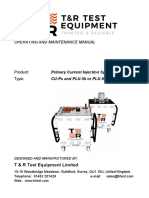 Operating and Maintenance Manual: T & R Test Equipment Limited