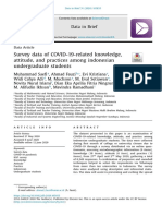 Survey Data of COVID-19-related Knowledge, Attitude, and Practices Among Indonesian Undergraduate Students