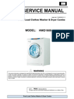 HAIER Combo WDHWD1600 HWD1600 SERVICE MANUAL