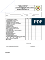 Preoperative Checklist