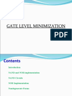 Gate Level Minimization