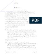 Unit 2: Q2e Listening & Speaking 1: Audio Script