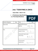 Panel AUO T320XVN02-A CELL 1 (DS) PDF