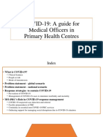 COVID-19: A Guide For Medical Officers in Primary Health Centres