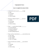 Comparing Past Tenses