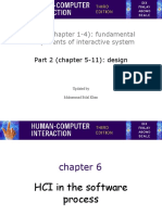 Part 1 (Chapter 1-4) : Fundamental Components of Interactive System