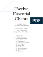 Twelve Essential Chants: The Parish Book of Chant