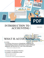 Introduction To Accounting