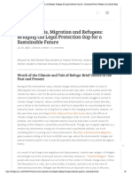 Climate Crisis, Migration and Refugees - Bridging The Legal Protection Gap For A Sustainable Future - Refugee Law Initiative Blog