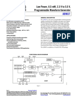 Low Power, 8.5 MW, 2.3 V To 5.5 V, Programmable Waveform Generator