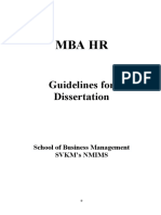 Final Dissertation Guidelines