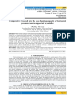 Comparative Research Into The Load-Bearing Capacity of Horizontal Pressure Vessels Supported by Saddles